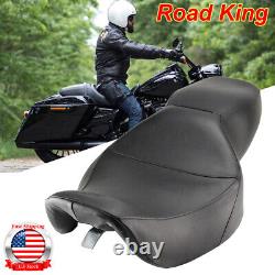 Driver Passenger Seat 2-Up For Harley Touring Road King 97-07/Street Glide 06-07