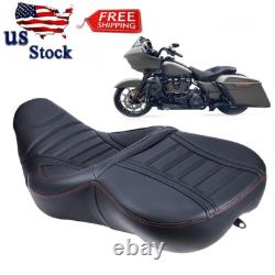 Driver & Passenger Seat 2 Up For Harley Touring Street Road Glide King 2009-2023