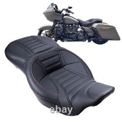 Driver & Passenger Seat 2 Up For Harley Touring Street Road Glide King 2009-2023