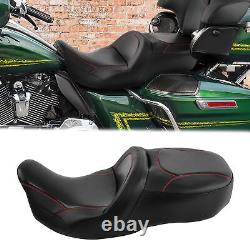Driver Passenger Seat Cushion Fit For Harley Road King Street Glide 2009-2022 21