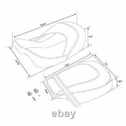 Driver Passenger Seat Fit For Harley Electra Street Road Glide King 2009-2022 21