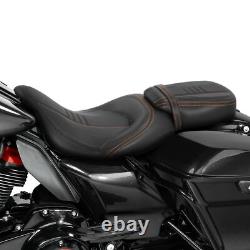 Driver Passenger Seat Fit For Harley Touring Road King Street Glide 2009-2024 US