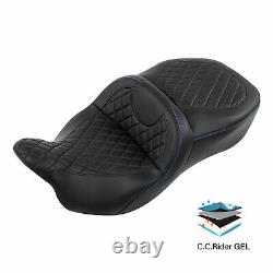 Driver Passenger Seat Fit For Harley Touring Road Street Glide Road King 2009-up