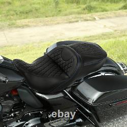 Driver Passenger Seat Fit For Harley Touring Road Street Glide Road King 2009-up