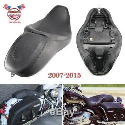 Driver Passenger Seat Fit For Harley Touring Street Glide Road King 2008-2020