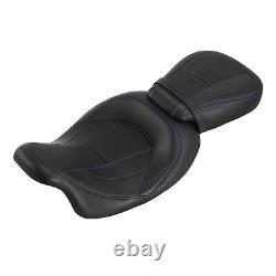 Driver Passenger Seat Fits For Harley Touring Road King Street Glide 2009-2024