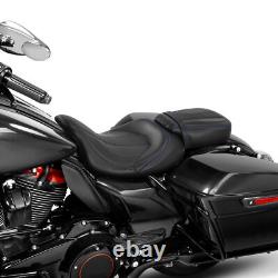 Driver Passenger Seat Fits For Harley Touring Road King Street Glide 2009-2024