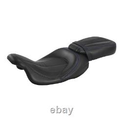 Driver Passenger Seat Fits For Harley Touring Road King Street Glide 2009-2024
