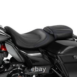 Driver Passenger Seat Fits For Harley Touring Road King Street Glide 2009-2024