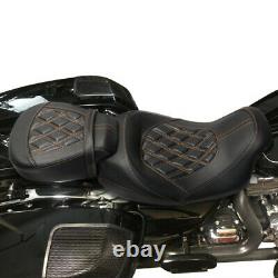 Driver Passenger Seat For Harley CVO Road King Street Glide Ultra Limited 09-21