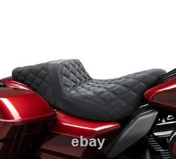 Driver Passenger Seat For Harley Touring Electra Street Glide Road King 08-23