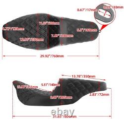 Driver Passenger Seat For Harley Touring Electra Street Glide Road King 08-23