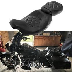 Driver Passenger Seat For Harley Touring Street Electra Glide Road King 09-23