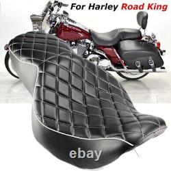 Driver Passenger Seat For Harley Touring Street Glide 06-07, Road King 1997-2007