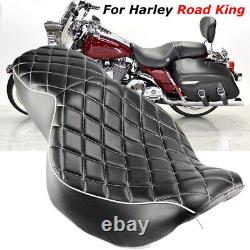 Driver Passenger Seat For Harley Touring Street Glide 06-07 Road King 1997-2007