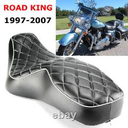 Driver Passenger Seat For Harley Touring Street Glide 06-07 Road King 1997-2007