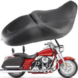 Driver Passenger Seat Low-Profile For Harley Touring Road King Street Glide 08+
