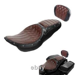 Driver Passenger Seat & Pad Fit For Harley Touring Road King Street Glide 09-Up