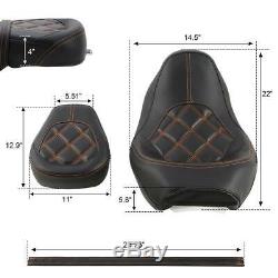 Driver Passenger Seat Set Fit For Harley Street Glide 09+ Road King Special 17+