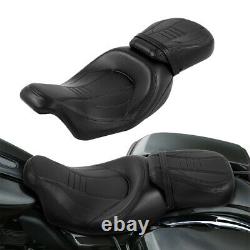 Driver Passenger Seat Set Fit For Harley Touring Street Glide Road King 09-20