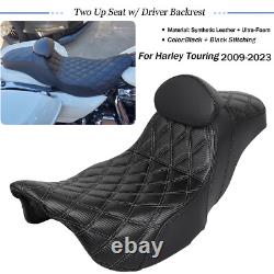 Driver Passenger Step-up Seat Fit For Harley CVO Street Glide Road King Special