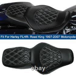 Driver Passenger Two-Up Seat For Harley Road King Classic Street Glide 1997-2007