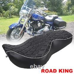 Driver Passenger Two Up Seat For Harley Street Glide 06-07 Road King FLHR 97-07