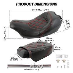 Driver Passenger Two Up Seat For Touring CVO Road Glide Street Glide Road King