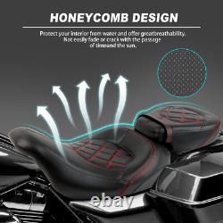 Driver Passenger Two-up Seat For Harley Road King Street Glide Road Glide 09-23