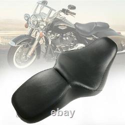 Driver Rear Passenger 2-Up Seat For Harley Touring Street Glide Road King 97-07