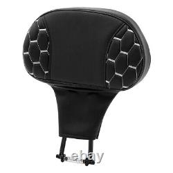 Driver Rider Backrest Fit For Harley Touring Road King Street Electra Road Glide