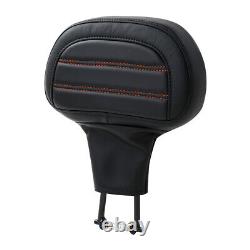 Driver Rider Backrest Pad Fit For Harley Touring Road King Street Glide 1988-23