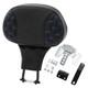 Driver Rider Backrest Pad Fit For Harley Touring Road King Street Glide Ultra