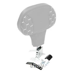 Driver Rider Backrest Pad Fit for Harley Touring Road King Street Glide Ultra