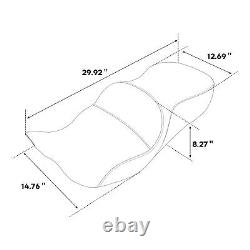 Driver Rider Passenger Seat For Harley Touring CVO Street Glide Road King 09-23