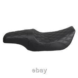 Driver Rider Passenger Two-Up Black Seat For Harley Road King Street Glide 97-07