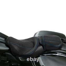 Driver Rider Passenger Two Up Seat Fit For Harley Road King Street Glide 09-22