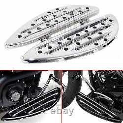 Driver Stretched Floorboards Foot Pegs For Harley Road King Street Electra Glide