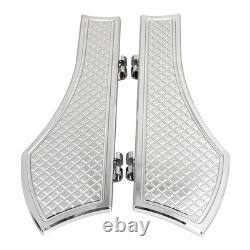 Driver Stretched Floorboards Footboard For Harley Electra Road King Street Glide