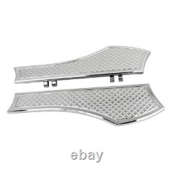 Driver Stretched Floorboards Footboard For Harley Electra Road King Street Glide