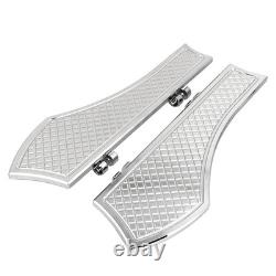 Driver Stretched Floorboards Footboard For Harley Electra Road King Street Glide