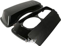 Dual 6x9 Speaker Lids Compatible with Harley Touring Saddlebag Road King Street