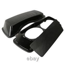 Dual 6x9 Speaker Lids Harley Touring Saddlebag Road King Street Glide 1 Pair
