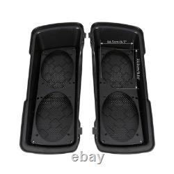 Dual 6x9 Speaker Lids Harley Touring Saddlebag Road King Street Glide 1 Pair
