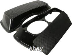 Dual 6x9 Speaker Lids for Harley Touring Saddlebag Road King Street Glide 1 Pair