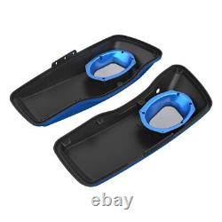 Electric Blue 6x9 Saddlebag Speaker Lids Fits 14+ Harley Street Road King Glide