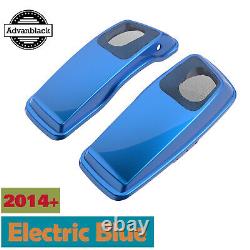Electric Blue 6x9 Saddlebag Speaker Lids Fits 14+ Harley Street Road King Glide