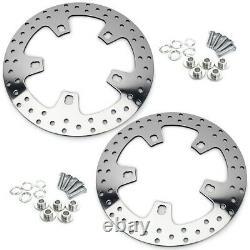 Enforcer Front Brake Rotors Hardware Kit Touring Bagger Street Glide Road King