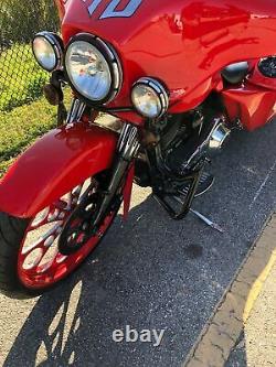 Engine Guard Highway Crash Bar 4 Harley Touring Road King Street Electra Fl 1.5