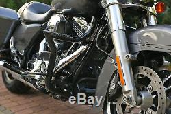 Engine Guard Highway Crash Bar Harley Road King Street Glide Cvo Touring 2009-20